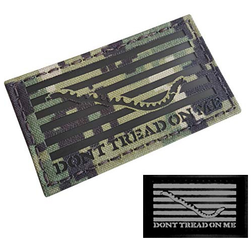 Parche Cortado A Láser «don't Tread On Me First Navy Jack» (