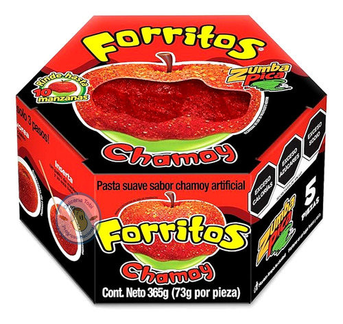 Forritos De Chamoy Para Manzanas 5 Piezas *rinde A 10pz