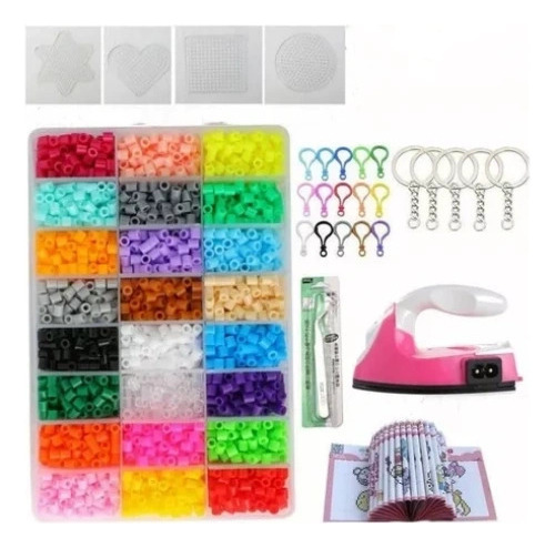 Kit 32000 Piezas Mini Hama Beads De 2.6 Mm Kit Hama Perler