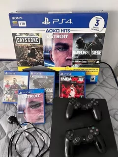 Sony Playstation 4 Slim 1tb Hits Bundle + Joy Mas Juegos