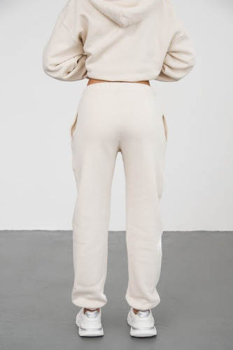 Pantalon Jogger Frizado Con Bolsillos - Talles S M L