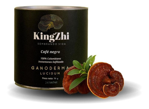 King Zhi Cafe Negro Tarro X 24 Sachet