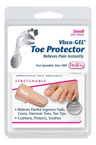 Pedifix Visco-gel Protector De Dedo Del Pie Cubierto Con Tel