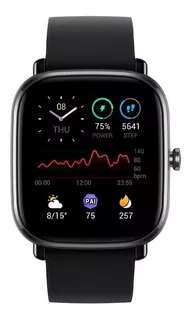 Smartwatch Amazfit Fashion GTS 2 Mini 1.55" caja 1.55" de aleación de aluminio black, malla black de silicona A2018