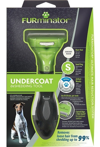Imagen 3 de 8 de Cepillo Furminator Pelo Corto Small Perro Pequeño
