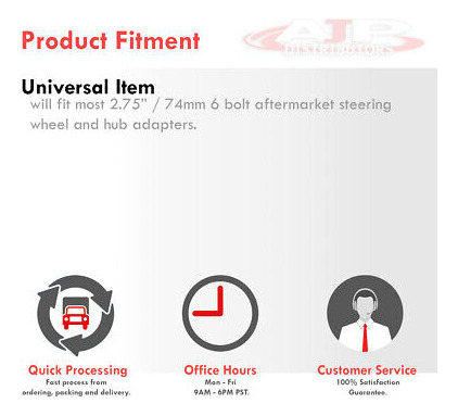 Detachable Steering Wheel Hub Adapter Quick Release Asse Yyo