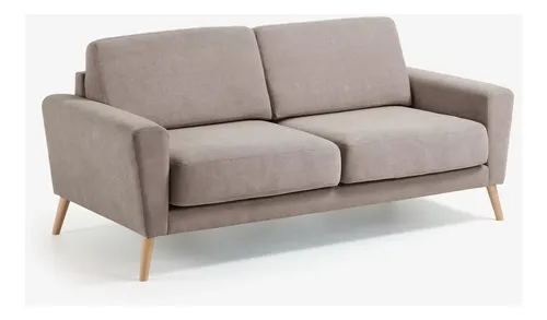 Sofa Silllon 3 Cuerpos Marca Kave Home Modelo Narnia Beige Liso (Usado)