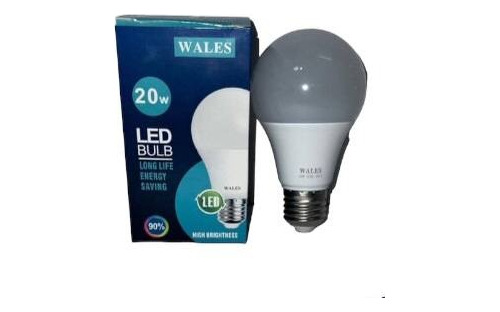 Bombillo Led 20w Multivoltaje Marca Wales Tipo Pera