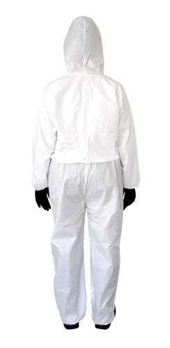 Macacao Covertech 100 Branco - P/ Pintura E Produt. Quimicos