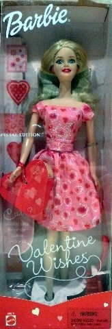 Barbie Valentine Wishes Doll 2001
