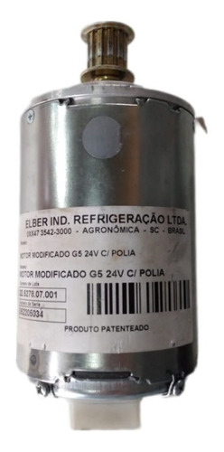 Motor Geladeira Elber 24v (novo) + Correia 050439-30.002927