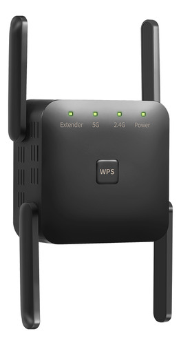 Amplificador De Alcance Wifi Doble De 1200 Mbps Con Enchufe