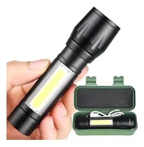 Comprar . 2 Linternas Tacticas Led Recargable X Usb Zoom Aluminio