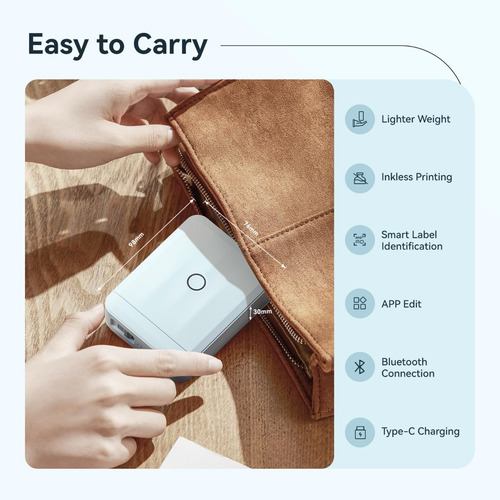 Impresora Térmica Bluetooth Portátil Mejorada Niimbot D110
