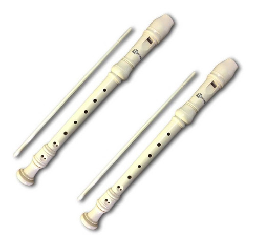 Flauta Doce Soprano Barroca Spring Sg-flb Kit C/2