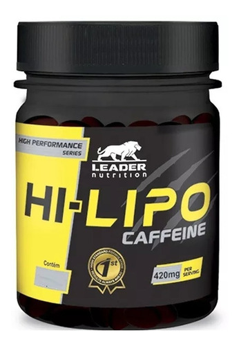 Hi Lipo Cafeína 30 Caps / Termogênico - Leader Nutrition