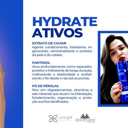 Shampoo Hidratante Max Care Hydrate Voga 750ml