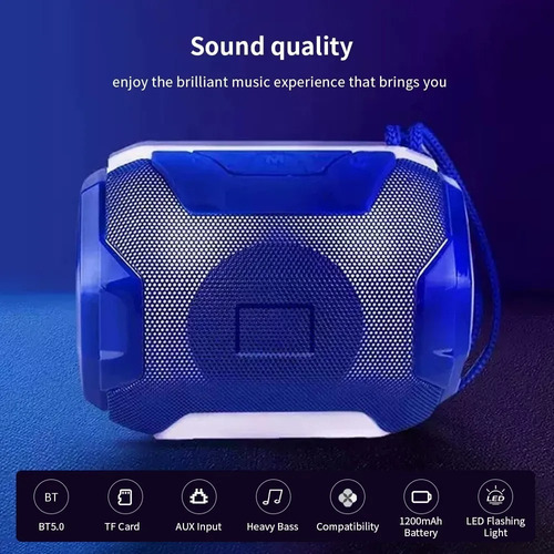 Parlante Bluetooth Speakers  Altavoz Inalámbrico Portátil