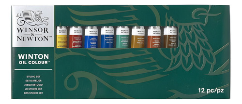 Tinta Óleo Winton Oil Color Studio Winsor & Newton 12 Peças Óleo Variadas