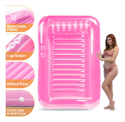 Pelota Para Pileta Sloosh Sloosh - Rosa
