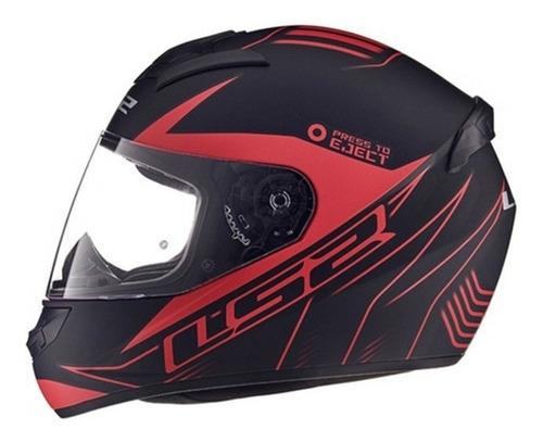 Casco Moto Integral Ls2 352 Rookie Dyno Rojo En Devotobikes