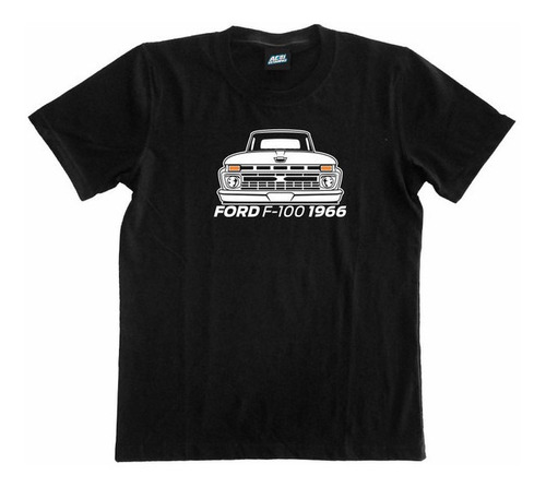 Remera Fierrera Ford 3xl 161 F-100 1966 Front