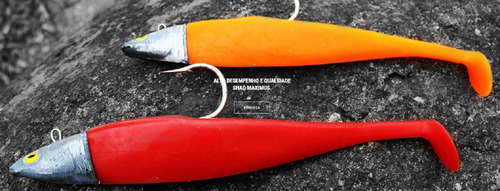 Isca Para Garoupa Shed Maximus Vermelho 32 Cm 380 Gramas