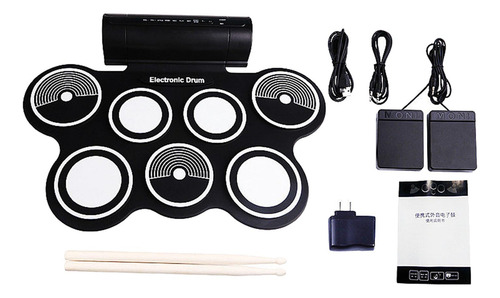 Batería Electrónica Con Altavoces Estéreo Duales
