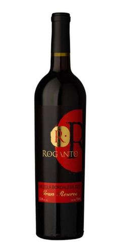 Pack De 6 Vino Tinto Roganto Mezcla Bordalesa Gran Rva 750 M