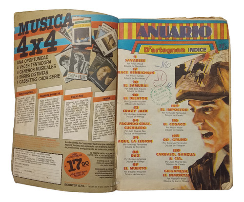 2 Revista D Artagnan. Anuario N° 12 Y N° 21. Ed. Columba (Usado)