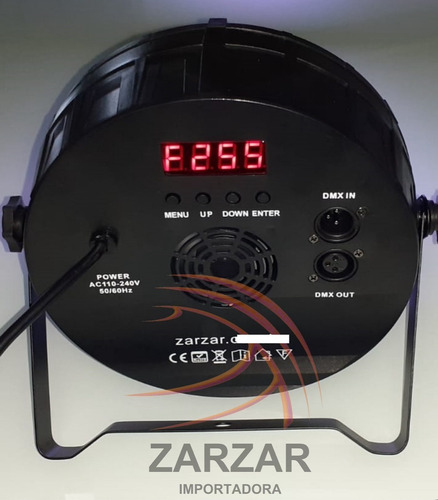 Imagem 2 de 5 de 6 Canhao Refletor Led 60 Leds 3w Rgbwa Iluminacao Âmbar Slim