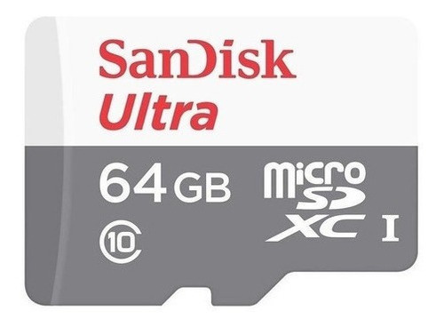 Cartão Memória Micro Sdxc Sandisk  64gb  Ultra Com Adaptador