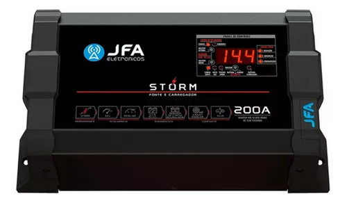 Fonte Automotiva Jfa Storm 200a 3000w Para Carro/caminhonete