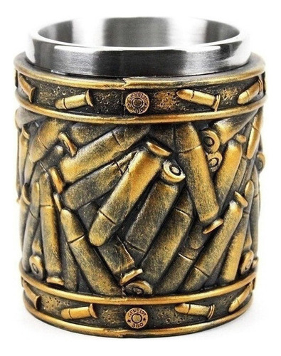 // Nuevo Vaso Tipo Copa Tipo Revólver Con Munición De Bala,