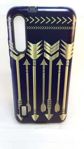 Protector Case Rígido Diseños Xiaomi Mi A3 + Vidrio Templado