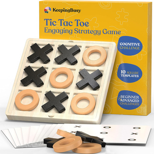 Keeping Busy Juego De Madera Tic Tac Toe Actividades De Deme