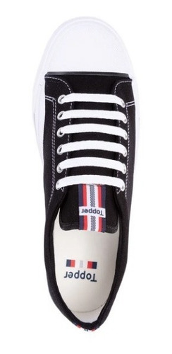 Imagen 4 de 7 de Zapatilla Topper Profesional Lona Negro Unisex