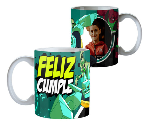 Taza Plastica Ben 10 Personalizada Nro7