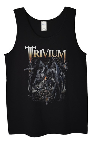 Polera Musculosa Trivium Machine Metal Abominatron