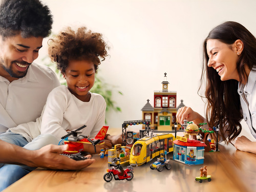 Kit De Construcción Lego City Plaza Mayor 60271 1517 Piezas