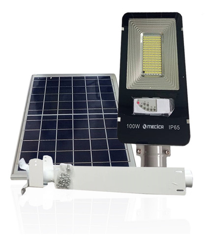 Luminaria Solar 100w C/panel Separado + Control 
