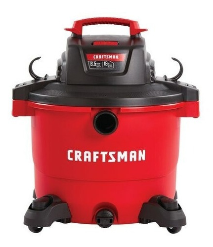 Aspiradora industrial De tacho Craftsman CMXEVBE17595 60L  roja y negra 120V 60Hz