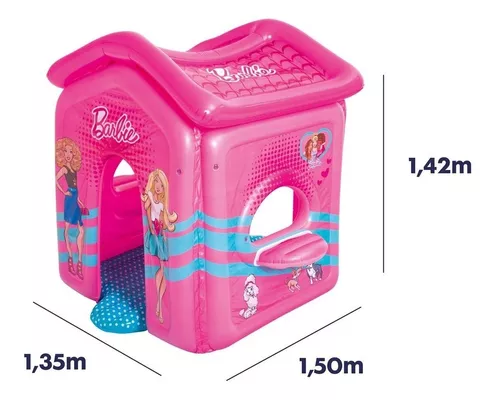 Vendo casinha da Barbie inflável tamanho grande - Artigos infantis