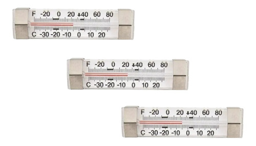 3 Termometros Para Refrigerador Congelador -40 C A 27 C