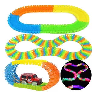 Pista Neon Armable Magic Track 172 Pcs