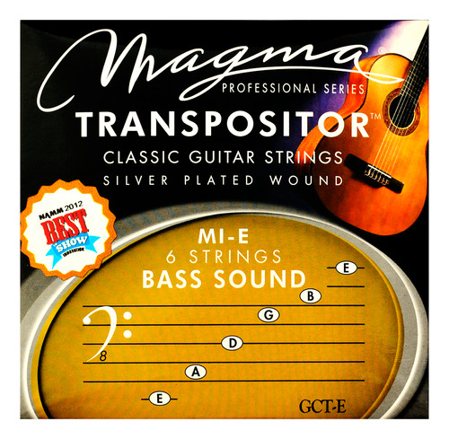 Cuerda Transpositor Guitarra Clasica Bajo Mi-e Magma Gct-e 