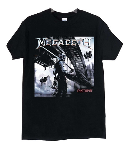 Polera Megadeth Dystopia Metal Abominatron