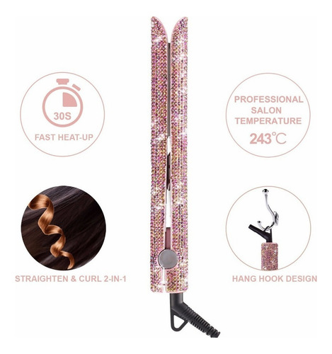 Plancha De Pelo Diamond De Doble Voltaje