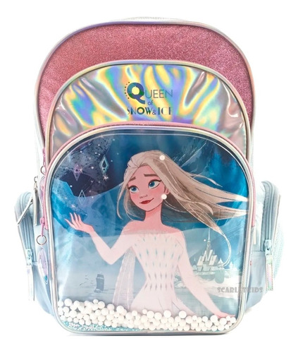 Mochila Espalda Frozen Elsa 16 Primaria Nena Disney Original