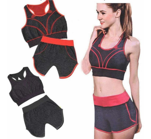 Conjunto Deportivo De Mujer Yoga Fitness Ejercicio